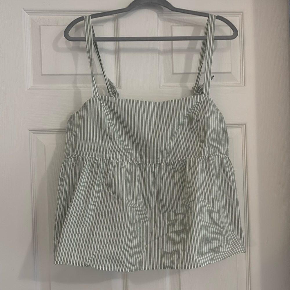 J. Crew Tie Shoulder Tank Top